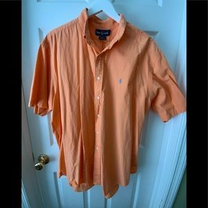 Men’s RalphLauren XL short sleeve orange 100% cott
